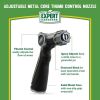 Expert Gardener, Adjustable, Metal Core, Thumb Control, Hose Watering Nozzle