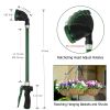 FLORIAX Watering Wand with Rotating Head Heavy Duty 24 Inch Ergonomic Sprayer Wand with Trigger Adjustable Spray Garden Hose Nozzles Hanging Basket Wa